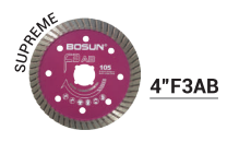 Bosun 4F3AB Hand-held diamond blades