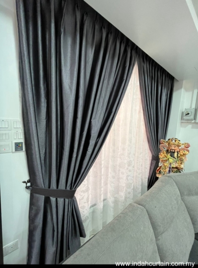 Singapore Style Pleat Curtain In Tanjong Karang