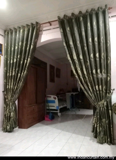 Eyelet & French Style Pleat Curtain - Taman Bayu Pasir Penambang