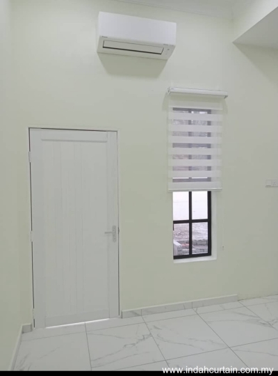 White Colour Zebra Blinds  - Bukit Naga Shah Alam