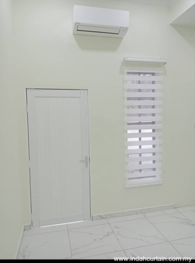 White Colour Zebra Blinds  - Bukit Naga Shah Alam