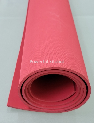 Red Lina Rubber Sheet