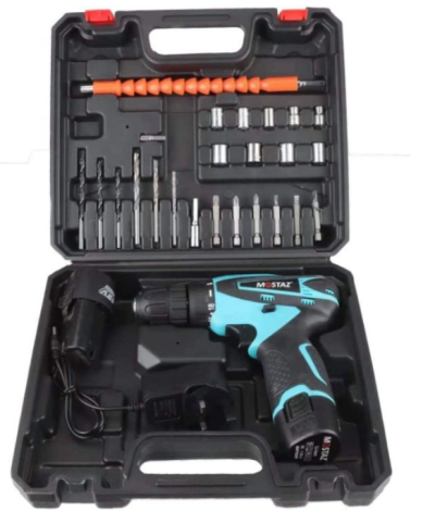 Mostaz 12v cordless drill kit set (DIY): MS1003BMC