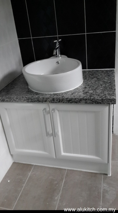 Custom Basin Vanity Cabinet Design Reference Selangor