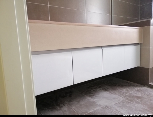 Custom Basin Vanity Cabinet Design Reference Selangor