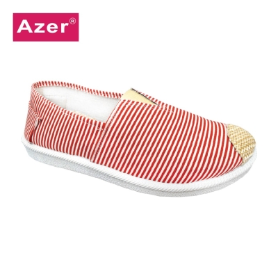 LADIES SLIP ON TRENDY CANVAS SHOE (C T18-RK) (SE.X)