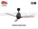 NSB OMEGA/BK+OAK(52") BASIC NSB Ceiling Fan Ceiling Fan