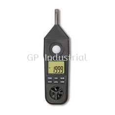 5 in 1 Meter Sound level meter, Humidity, Light, Anemometer, C Lutron LM-8102