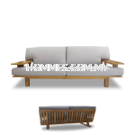 Moroccan Teak Wood Sofa