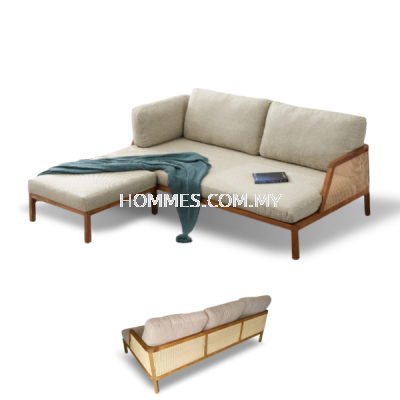 Karlovy II Teak Wood Sofa