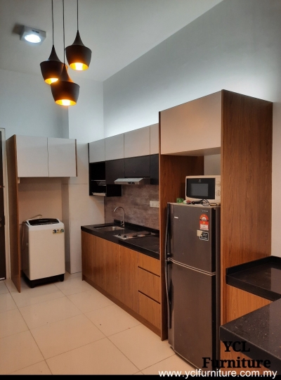 Kitchen Cabinet Design - DPulze Residence Cyberjaya