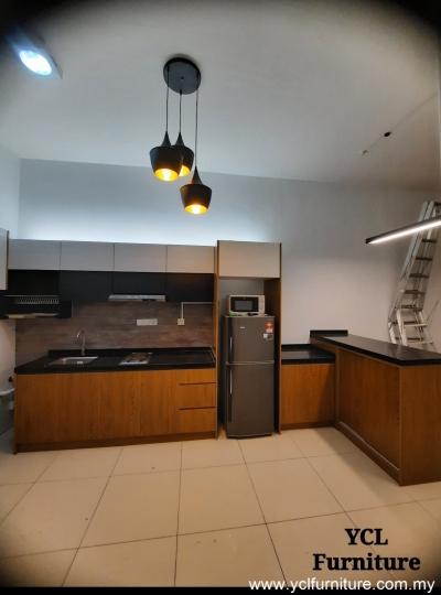 Kitchen Cabinet Design - DPulze Residence Cyberjaya