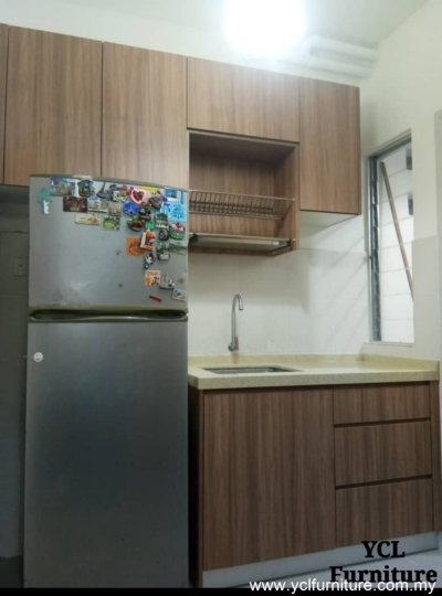 Rekaan Kabinet Dapur -  De Cendana Apartment