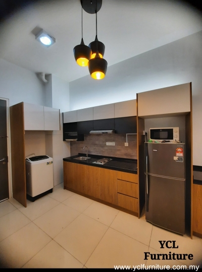 Kitchen Cabinet Design - DPulze Residence Cyberjaya