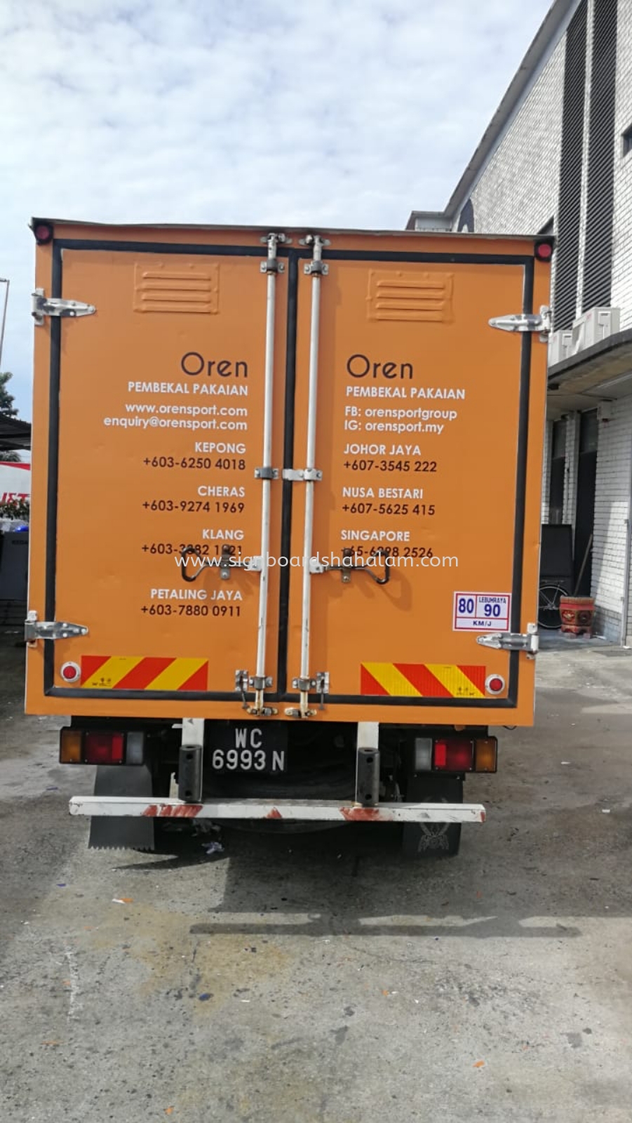Oren Sports Klang - Truck Lorry Sticker 