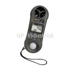 4 in 1 Anemometer Humidity Meter Light Meter Thermometer C Lutron LM-8000A