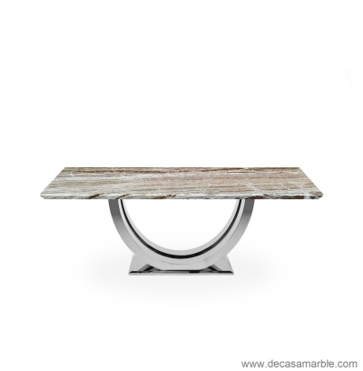 Vanna - Rectangular Marble Dining Table