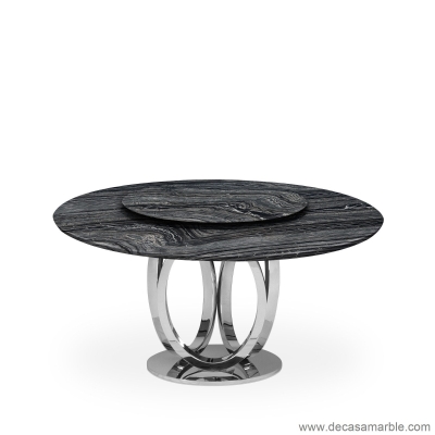 Kahlo-O 2  - Round Marble Dining Table