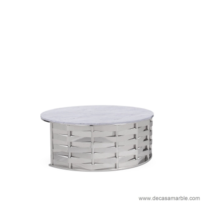 Bertrand-C - Round Marble Coffee Table