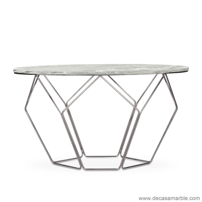 Semper-W - Elliptical Marble Console Table