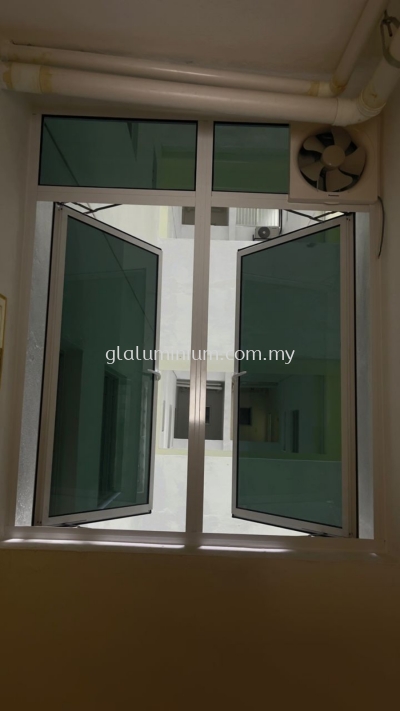 Casement window 2 panel + Above fit glass @Lakefront Home Cyberjaya, Persiaran Sepang Cyber 11,Cyberjaya, Selangor 