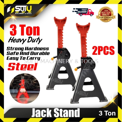 1 Pair / 2PCS 3 TON Heavy Duty Jack Stand for Car