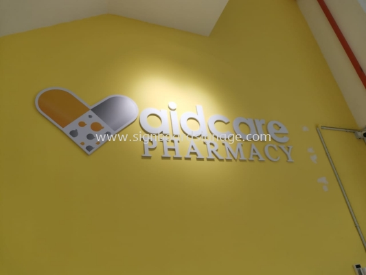 Aidcare Pharmacy - Rimbayu - Indoor 3D PVC Signage 