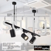 ADJUSTABLE HANG ROD - BLACK  / WHITE LIGHTING ACCESSORIES