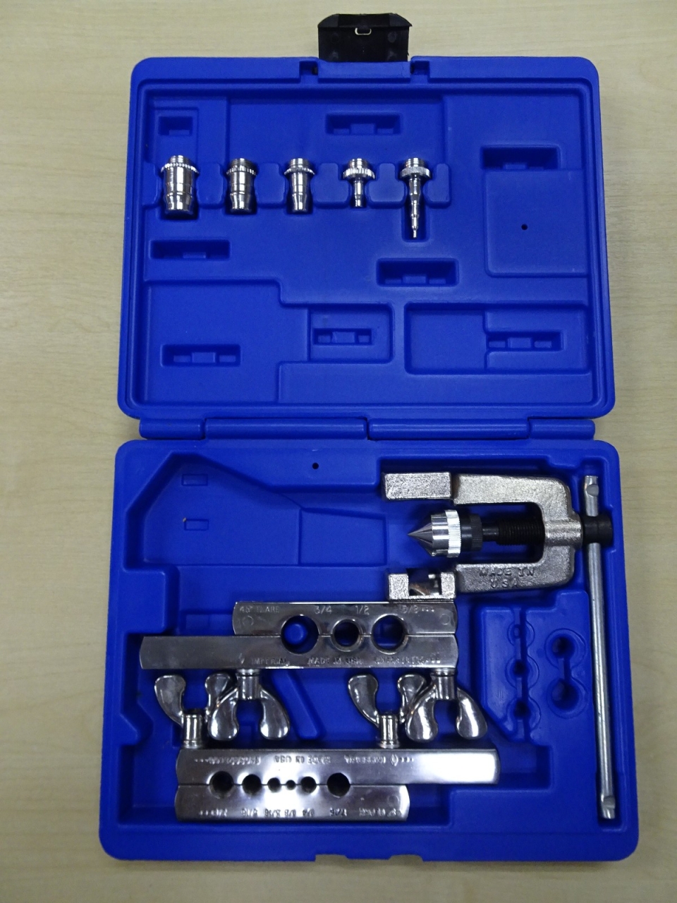 IMPERIAL 275-FS FLARING TOOL KITS 45กใ (O.D. 1/8"~3/4") (W/O CUTTER)