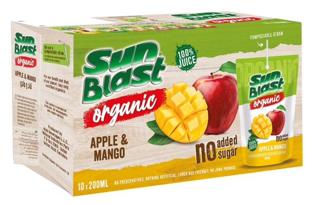 Sunblast Organic 100% Mango & Apple Juice