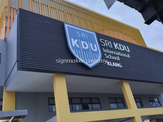 3D non Lit Aluminium letters ( School Signboard )