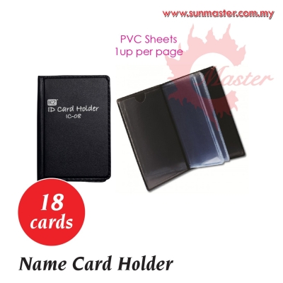 18 PVC Name Card Holder