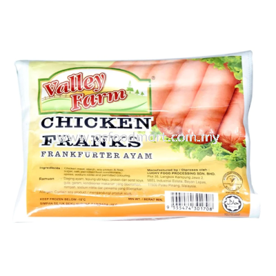 Valley Farm CHicken Franks (340g) (10pcs)