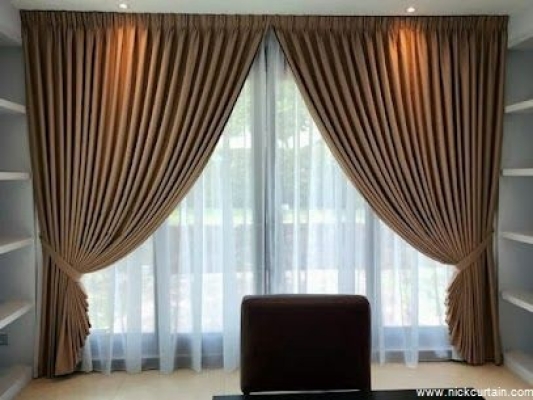 Dimmer & Snow Sheer Curtains