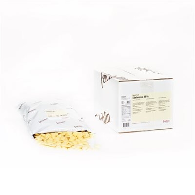 Felchlin Edelweiss 36%, White Couverture Chocolate