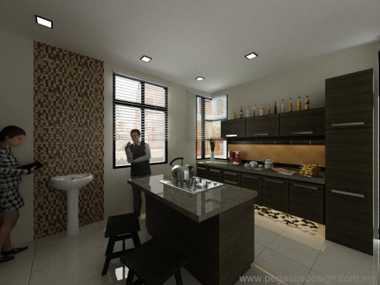 Sample Of Kitchen Cabinet Design - Skudai 