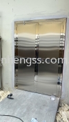 DOUBLE DOOR STAINLESS STEEL