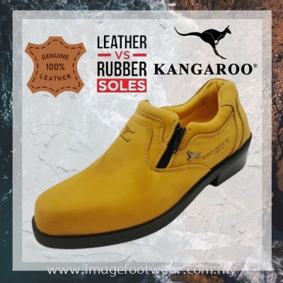 KANGAROO Full Leather Men Low-Cut Legend - LM-8279- CAMEL Colour