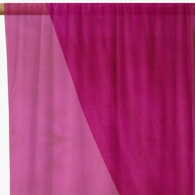  : Organza Fabric Cerise