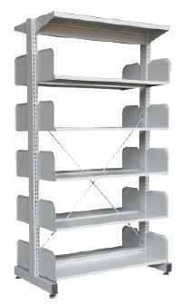 Library rack double sided without side panel 5 level S325W