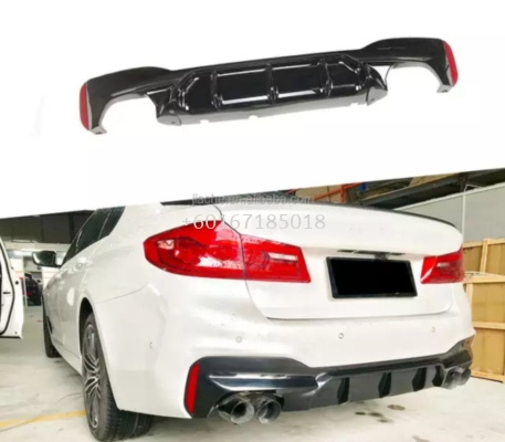 2017 2018 2019 bmw g30 5 series rear diffuser m5 pp material replacement part upgrade performance look new set