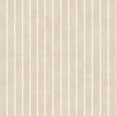 Striped Curtain Fabric  Model : Pencil Stripe Nougat