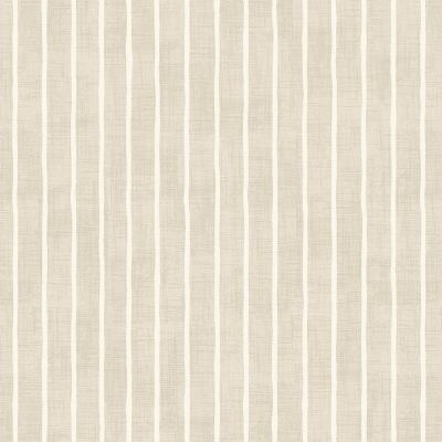 Striped Curtain Fabric  Model : Pencil Stripe Pebble