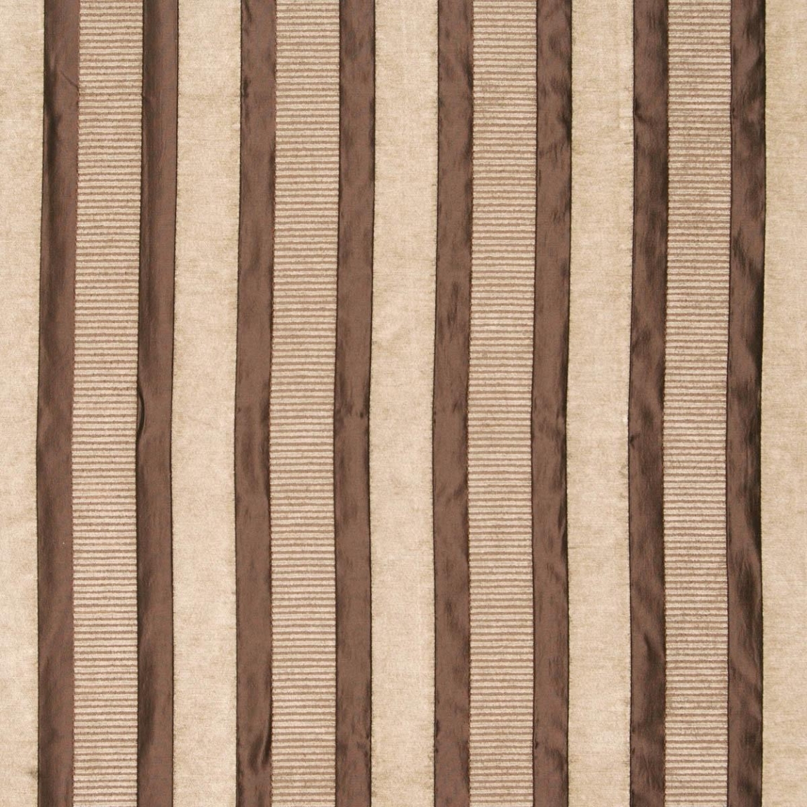 Striped Curtain Fabric  Model : Taipei Fabric Chocolate Stripe Curtain Fabric Curtain Cloth Textile / Curtain Fabric Choose Sample / Pattern Chart