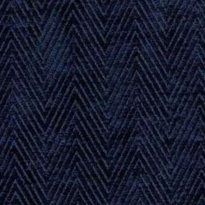 Herringbone Curtain Fabric  Model : OBERON NAVY 