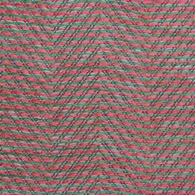 Herringbone Curtain Fabric  Model : CORAL REEF