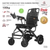 Super Lightweight Electric Wheelchair 15kg (Carbon Printed) Electric Wheelchair Wheelchair - Fresco Bike