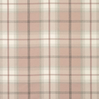 Berkotak-kotak kain : Balmoral Curtains Fabric Blush