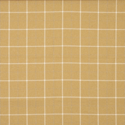 Checked Curtain Fabric : Heritage Check Mustard