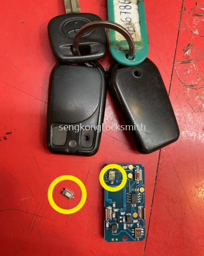 repair toyota hiace car remote control